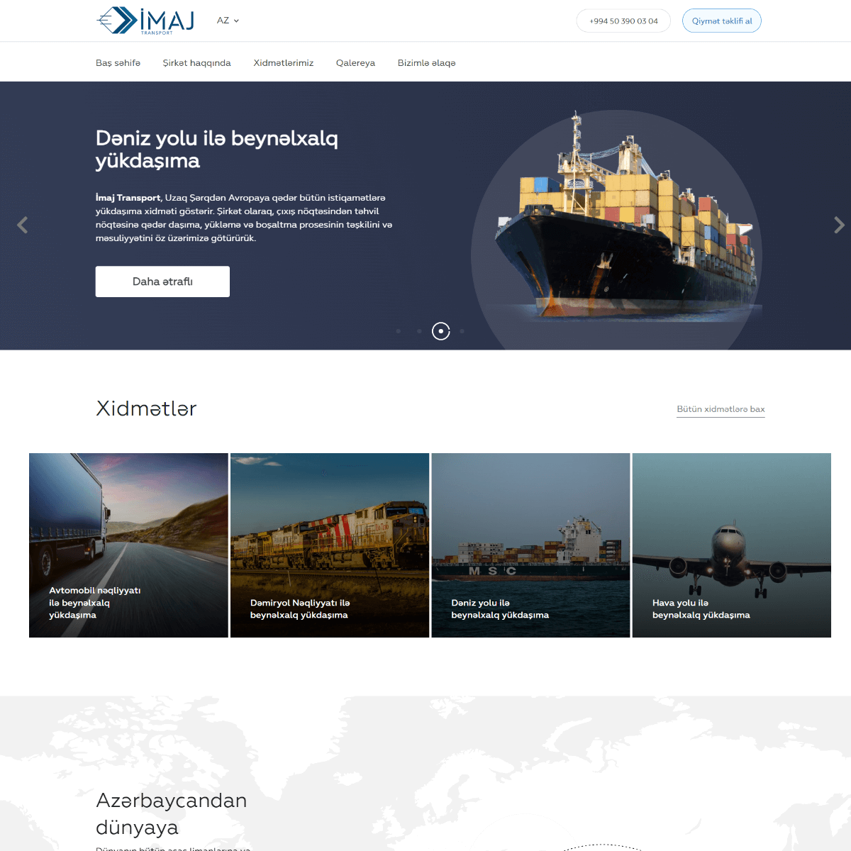 imaj-transport-vebsite-sekili